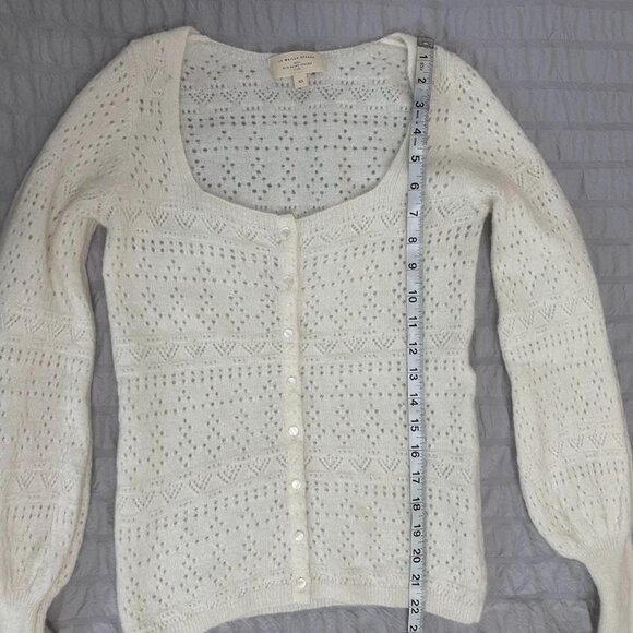 Sézane Esmee Cardigan in Ecru - Size XS - Picture 9 of 9